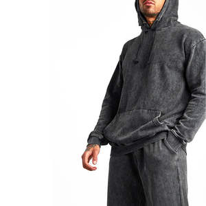 Survêtement Homme Haute Qualité Délavé à l'Acide Logo Personnalisé Streetwear Printemps/Été Léger Respirant OEM - Product Image 3