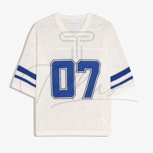 Camiseta Boxy Personalizada de Calidad, Camiseta Oversize Lisa con Corte Boxy, Camiseta de Malla de Moda Oversize para Hombre - Product Image 4