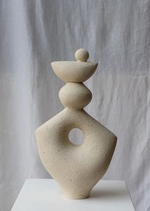 Escultura de Metal Blanca con Forma de Llama, Decoración Artística para Mesa, Estatua Moderna Hecha a Mano para Hogar, Hotel, Boda - Product Image 3