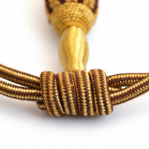 Direct Manufacturer Custom Handmade Sword Knots Comfortable Ceremonial Fringe <b>Braid</b> Sword Knots - Product Image 3