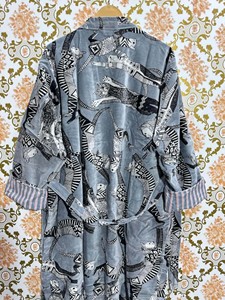 Velvet Kimono <b>Cardigan</b> Jacket Elegant Open Front Jacket Boho Lounge Robe Christmas Gift - Product Image 6
