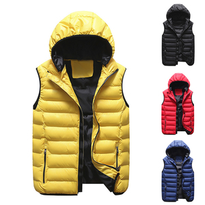 OEM Custom Logo Winter Solid Outdoor <b>Men's</b> Quilted Puffer Down Gilet Freestyle Streetwear Warm Puffer <b>Vest</b> for <b>Men</b> - Product Image 6