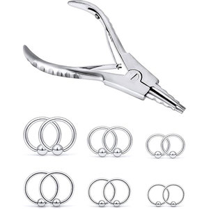 Stainless Steel Professional <b>Ring</b> Opening Pliers for Jewelry Setting Body Jewelry Installation Removal <b>Ring</b> Adjustment - Product Image 1