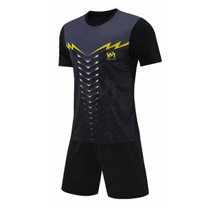 Uniforme de football respirant de qualité supérieure, dernier design, nouveau style, couleur unie, en vente en ligne - Product Image 1