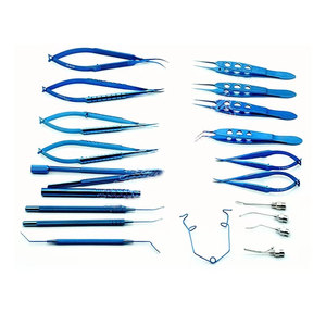 High Quality Manual Micro <b>Neurosurgery</b> Titanium Cataract Surgical Set Precision Ophthalmic Eye Surgery <b>Instruments</b> Kit Reusable - Product Image 1