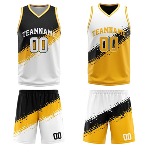Uniformes de Baloncesto Personalizables y Transpirables, Conjunto de Malla de Nuevo Estilo Unisex para Adultos y Niños, Ropa de Baloncesto Sublimada - Product Image 1