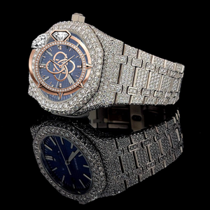 Premium Moissanite <b>Watch</b> Men Full <b>Diamond</b> VVS Stones Stainless Steel Luxury Wristwatch - Product Image 3