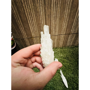 Premium White Scolecite <b>Crystal</b> Cluster Natural <b>Raw</b> Mineral Stone for Home Decor and Gift Use - Product Image 1