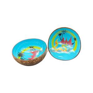 Juego de cuencos de coco decorativos, laca y nácar para exportación a granel - Product Image 2