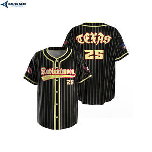 ชุดยูนิฟอร์มเบสบอลออกแบบเองพร้อมชื่อทีมส่วนตัว - Product Image 3