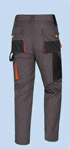 Pantalon de travail haute visibilité unisexe, résistant, imperméable, en lin, avec bandes réfléchissantes et multi-poches - Product Image 1