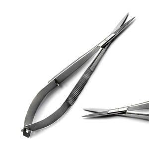 Instrumentos de Microcirugía de Acero Inoxidable, Tijeras Quirúrgicas Manuales con Resorte, Portaagujas, Pinzas Castroviejo, CE por Dentavex - Product Image 5