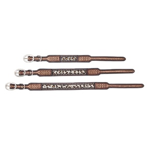 Collier de chien en cuir fait main de qualité supérieure avec motif solide Rivet Décoration Top Indian Manufacturer Fournisseur-Saman Exports - Product Image 3