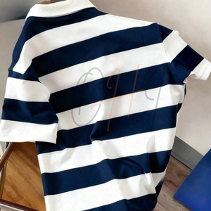 Camiseta Casual de Manga Corta para Hombre, 100% Algodón, Tejido de Felpa, Transpirable, Diseño Personalizado para Golf, Moda de Verano - Product Image 2