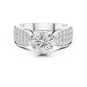 Classic 925 Sterling Silver Moissanite <b>Diamond</b> <b>Ring</b> Wholesale Engagement Jewelry Manufacturer Supplier - Product Image 1