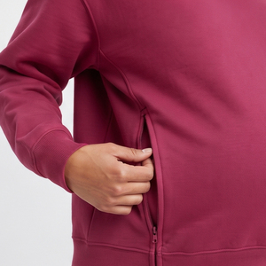 Manufacture Maternity <b>Nursing</b> Sweatshirts Women Heavy Fleece Crew Neck Breastfeeding Sweatshirt Ladies <b>Nursing</b> Fleece Sweatshirt - Product Image 3