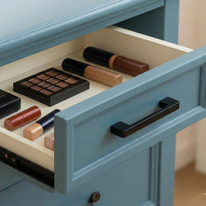 Poignées de meuble minimalistes en nickel noir, forme barre, pour armoires de cuisine, chambre et salle de bain, commodes d'angle, meubles contemporains, Vietnam - Product Image 6