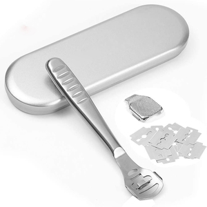 Râpes à callosités en acier inoxydable allemand, lames aiguisées, double face, pour pédicure, éliminateurs de peaux sèches, pour professionnels - Product Image 1