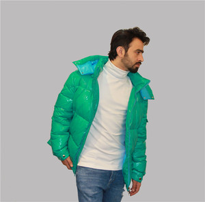 High Quality Hooded <b>Men's</b> Puffer <b>Jacket</b> 100% Bamboo Fiber Warm Lightweight Quilted Insulated Outdoor Winter Travel Hiking Casual - Product Image 6