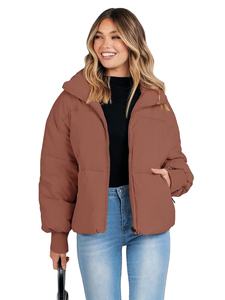 2025 nuevo producto de talla grande chaqueta acolchada para mujer chaqueta hinchada de moda chaquetas de burbujas al por mayor - Product Image 6