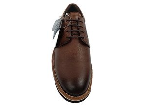 Chaussures Oxford décontractées pour hommes Dlords Declan marron en synthétique uni, à lacets, avec semelle intermédiaire en EVA, légères, pour toutes les saisons - Product Image 5