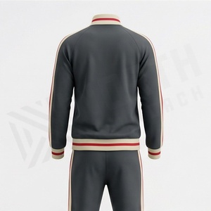 Survêtement en velours de haute qualité personnalisé pour hommes, vêtements de sport en velours, survêtement en molleton de luxe pour hommes, survêtements pour hommes - Product Image 2