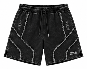 Customized logo new design panel cheap price top quality <b>men</b> shorts new design casual cotton <b>jean</b> shorts <b>men's</b> - Product Image 1