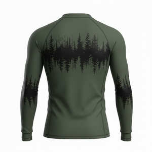 เสื้อรัดรูปแขนยาวแบบยูนิเซ็กซ์สำหรับกันหนาว เหมาะสำหรับการฝึกซ้อม BJJ MMA ยิวยิตสู กีฬาต่อสู้ - Product Image 2