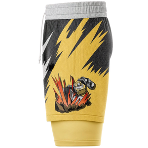 ODM Double <b>Layer</b> <b>Mid</b> Breathable Gym Shorts Youth Basketball Lightweight Polyester Anti Shrink Fade Resistant Custom Design - Product Image 3