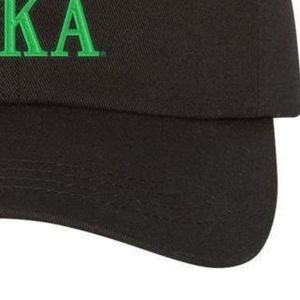 AKA I Love Hat Black Adjustable Cotton <b>Baseball</b> <b>Cap</b> with Embroidered Greek Sorority Headwear for Women Casual Wear - Product Image 5