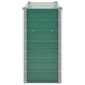 Fioriera Rialzata in Acciaio Zincato Verde 39.4 X 15.7 X 30.3 Pollici per Set da Giardino - Product Image 4