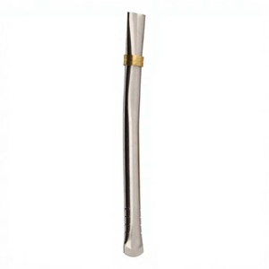 Bombilla de Acero Inoxidable 304 Reutilizable y Ecológica, con Punta Plana, para Beber Mate, con Filtro Metálico para Té de Yerba Mate - Product Image 4