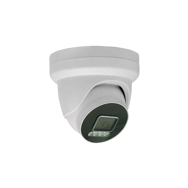 Dakang New Red and Blue Alarm ColorVu Turret IP POE Two Way Audio 4k 8mp Night Vision CMOS 2.8mm IP Security Camera