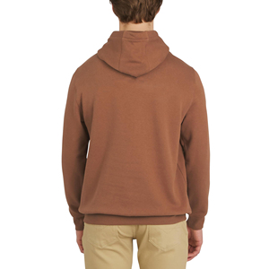 Sweat à capuche d'hiver pour homme en tissu polaire respirant à séchage rapide, couleur unie, style décontracté, polyester et coton, impression personnalisée - Product Image 4