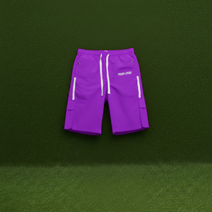 Custom Made 100% Cotton Windproof & Waterproof <b>Lightweight</b> OEM Service Solid Men Hip Hop Style Relaxed Fit <b>Cargo</b> Pockets <b>Shorts</b> - Product Image 6