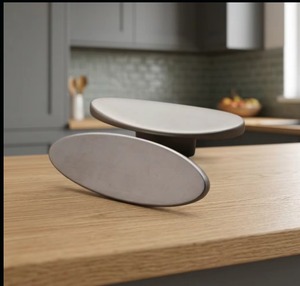 Boutons de meuble et poignées de tiroir modernes en nickel brossé, finition mate, écologiques, pour salle de bain, cuisine, armoire et commode - Vente en gros - Product Image 3