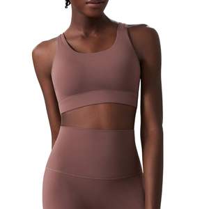 Sujetador deportivo para mujer al por mayor, personalizado, superventas, ajustable, transpirable, con espalda cruzada, a prueba de golpes, para gimnasio, yoga y fitness - Product Image 5