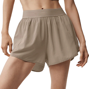 ชุดเซ็ต 2 ชิ้น เสื้อครอปแขนกุดผ้าริบและกางเกงขาสั้นเข้าชุดสำหรับผู้หญิง ชุดกีฬาเทนนิสระดับพรีเมียม รับผลิตแบบ OEM และติดฉลากส่วนตัว - Product Image 4