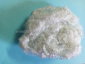 Fibras grapadas 3D HCS 100% Poliéster Grapa hueca reciclada FIBRA VIKOHASAN Reciclable GRS ISO Fibra de llama anti-Pilling - Product Image 6