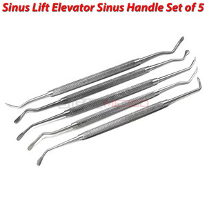 Sinus Lift Elevator Handle Set of 5 Surgical Dental Implant Medic Instruments Periosteal Sinus Lift Elevators Implant Lab - Product Image 5