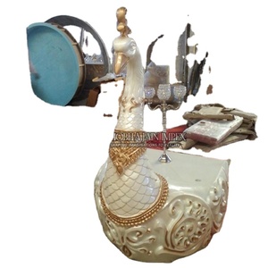 Palki d'entrée nuptiale de paon de fibre pour le mariage - Product Image 1