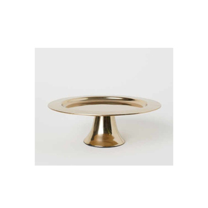 Exclusive Quality White And Gold Hammered Metal Cake Stand With Stand For Home Decor And Party Dessert Display Lowest Price - Product Image 3
