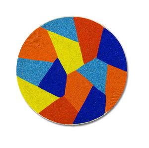 <b>Beaded</b> Embroidery <b>Placemats</b> Pads Festive Events Homes Trendy Mats <b>Beaded</b> <b>Placemats</b> for Table Decoration - Product Image 2