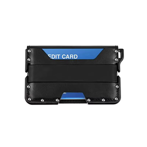 Carteras Cortas de Cuero PU Premium para Hombre, Porta Tarjetas de Identificación, Porta Dinero con Clip - Product Image 5