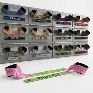 Sangles de levage robustes personnalisées avec logo OEM/ODM pour l'entraînement musculaire, support de poignet en coton, équipement de fitness et de musculation - Product Image 1