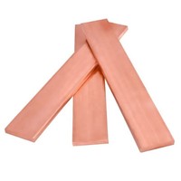 Barre omnibus en cuivre C11000 5mmx100mm à faible teneur en oxygène, durable pour un fonctionnement électrique stable à long terme, système de drainage, toiture