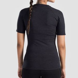 Camiseta Deportiva de Compresión, Talla Grande, con Logotipo Personalizado Bordado, Holgada, de Secado Rápido, para Verano, Gimnasio, Entrenamiento, Deportes - Product Image 6