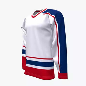 Tela de alta calidad para camisetas de hockey sobre hielo, ajuste cómodo, ideal para juegos competitivos y sesiones de entrenamiento. - Product Image 2