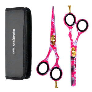 Ciseaux de coiffure et d'éclaircissement ultra-affûtés – Kit d'instruments de beauté pour barbier et salon - Product Image 1