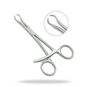 Foerster <b>Sponge</b> Holding Forceps 5.5 Inches Surgical Instrument Set Manual Stainless Steel for Surgical Dressing - Product Image 1